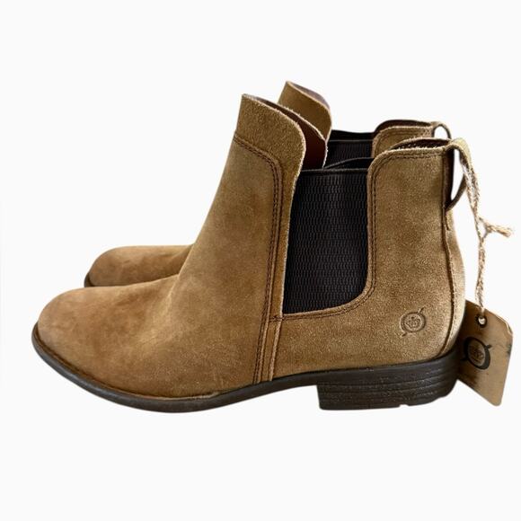 Børn Women Born Laney Rust Tobacco Distressed Suede Boots – Sz 9.5M
